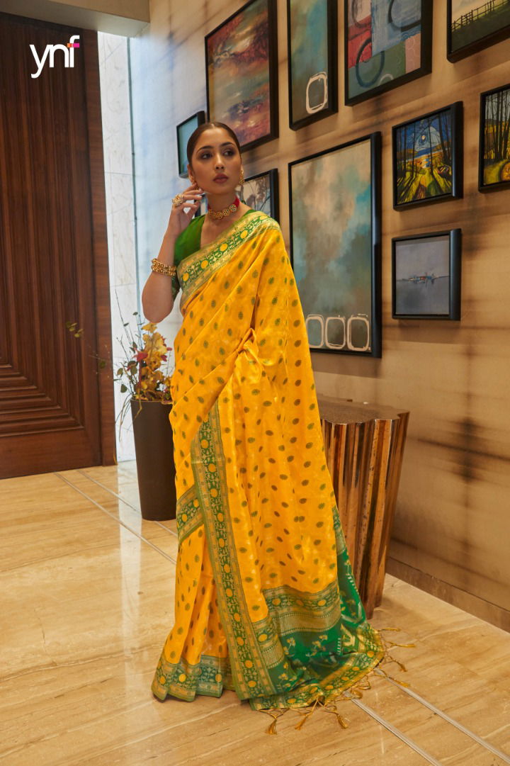 Ynf Zari Banaras Occasion Exclusive Wear Art Silk Fancy Saree Collection